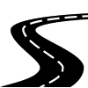 Symbolzeichnung eines Weges